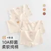 Ropa Interior Antibacteriana Infantil 10A Período de Crecimiento Período de Desarrollo Calzones para Niñas Ropa Interior para Bebés Niñas Pequeñas Sin PP