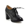 Botines de Tacón Alto Estilo Británico con Tacón Grueso, Original de Exportación para Primavera y Otoño, Tallas 32-43, Botas para Mujer, Calzado para Todas las Estaciones