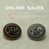 Botones Metálicos Yisen Rose, Botones Decorativos Nuevos para Abrigos de Lana Estilo Chino, Botones para Abrigos de Tweed