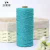 Cuerda de Hilo de Algodón de Colores para Manualidades DIY, Tejido de Estructura para Trepar Gatos, Decoración con Cuerda de Algodón, 2mm 100