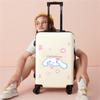 Yugui Dog Cartoon Bagagem Case para Mulheres Alto valor Estudante Trolley Case para homens mala durável Lightweight Password caso de couro