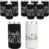 Conjunto de copos de mergulho preto e branco para noiva e noivo de Halloween transfronteiriço festa de despedida de solteiro de casamento