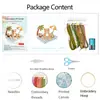 Estilo Nuevo Transfronterizo Oso Isla de Coco Bordado Productos Semi-Terminados Estilo Playa Verano Hecho a Mano DIY Kits de Materiales Venta al por Mayor de Fábrica