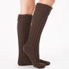Conjunto de Pernas de Lã Protetor de Perna com Pé Botas de Chuva Meia para Sapatos Aquáticos Meia de Tricô de Natal Chinelo Torção em 8 Meias de Chão