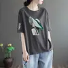 Comercio Exterior Transfronterizo Despacho de Aduana de Comercio Exterior Camiseta de Manga Corta Mujer Verano Nicho Sentido del Diseño Elegante Único Exquisito Top Ropa