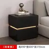 Mesita de noche de acero inteligente, no requiere instalación, arte en hierro, estilo crema, simple y moderno, gabinete de almacenamiento para dormitorio sin formaldehído