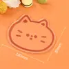 Pronta Entrega Porta-Copos Transparente Desenho Gato Acrílico Decorativo Bandeja para Xícara de Café Chá Almofada Isolante Térmico Atacado