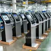 Gabinete de Máquina de Asistencia Vertical Control Industrial Chasis Todo en Uno Máquina de Registro de Asistencia por Reconocimiento Facial De Pie Autoservicio Acero Inoxidable K17