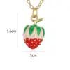 Aogu Transfronterizo Más Vendido Lindo Fresco Chapado en Cobre Oro de 18 Quilates Aceite Goteante Colgante de Fruta Accesorios Joker DIY de Nicho INS