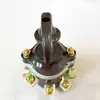 Interruptor de chave seletora rotativa para interruptor de vibrador de concreto plug-in trifásico, acessórios para motor de vibrador
