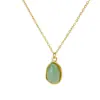 Aliexpress Mais Vendido Anel Geométrico Retro Feminino Tian Jade Pedra Natural Versátil Pingente de Jade Joia de Mão Fábrica Atacado