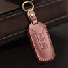 Funda Protectora para Llave de Coche Adecuada para Volkswagen Touareg 17/18/19/20/21 Bolsa Hecha a Mano de Cuero Genuino para Touareg