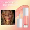 Set de Sombras de Ojos Líquidas Brillantes Camaleón Multicolor Transfronterizo Glitter Arcoíris Metal Fantasía Sirena Maquillaje Facial para Ojos