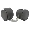 Suministros del Fabricante Ruedas de 1.5 pulgadas con Ruedas para Carrito, Ruedas Giratorias de 1.3 pulgadas para Estantería de Almacenamiento, Ruedas de Rodillo, Ruedas Dobles