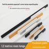 Uma palavra Alumina Handle Cabinet Space Aluminum Handle Modern Simple Aluminum Handle Matte Silver Preto Solid