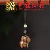 Corrente de Celular Cavalo Gordo de Sândalo Verde, Yiming Xianyuan Sândalo Amarelo Madeira Arco-Íris Cavalo do Ano Criativo Pequeno Presente Pingente de Celular DIY