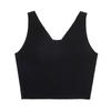 Camiseta sem marcação de Seda de Gelo Feminina Frente e Verso Base para Usar por Cima ou por Baixo Manga Curta Gola U Grande Tamanho Grande Fina Verão