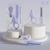 Set de Tijeras para Uñas de Bebé para Recién Nacidos, Cortauñas para Bebé, Herramienta Segura Anti-pellizco para Bebés y Niños