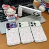 Funda para Teléfono con Soporte de Gato Lineal para iPhone 16 Pro Max Apple 17 Funda para Teléfono Estuche de Transformación Instantánea Galvanizado