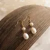 2024 Nuevos Pendientes Largos Geométricos Colgantes de Amazon Transfronterizos Pendientes de Boda Pendientes de Banquete de Compromiso Dorados