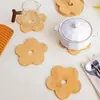 Tapete Isolante de Madeira Maciça, Tapete de Mesa Doméstico Anti-Escaldante, Tapete Redondo para Caçarola, Porta-Copo, Tapete para Tigela, Tapete para Prato, Tapete para Pratos, Tapete Resistente ao Calor