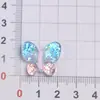 Accesorios de Resina con Lentejuelas de Alta Transparencia en Forma de Conejo y Corazón Accesorios para Joyería DIY Accesorios Decorativos para Fundas de Teléfono Materiales para Accesorios de Cabello