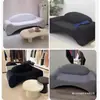 Sofá de Tela Estilo Nórdico Crema Fila Recta Tienda de Ropa Simple Salón de Belleza Área de Descanso Recepción Apartamento Pequeño Sillón Sofá