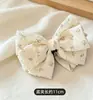 Pinza para el pelo de lazo floral estilo francés para mujer, pasador grande y elegante para peinados semi-recogidos, accesorio para el pelo estilo coreano