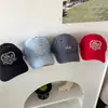 Gorra de Béisbol Suave con Bordado de Letras con Patrón Estilo Ins, Moda Primavera y Verano para Mujer, Gorra de Moda Estilo Coreano para Hombres y Mujeres, Versátil