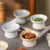 Plato de fruta de cerámica, frutero estilo chino, plato para té y bocadillos, bandeja pequeña para ofrendas a Buda, plato para semillas de melón y bocadillos, plato para pasteles, plato rústico de cerámica para bocadillos