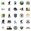 50 Pegatinas de Graffiti de Bigfoot, Herramientas Decorativas, Maletas, Fundas para Teléfonos de Computadora, Vasos de Agua, Pegatinas para Patinetas y Guitarras