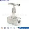 Venta Directa de Fábrica Válvula de Aguja con Rosca Interna de Acero Inoxidable Ss316 1/4Npt 6000Psi