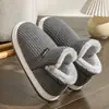 Zapatos de Algodón de Invierno Nuevos para que los Ancianos Usen en el Exterior, Suela Suave Antideslizante, Resistentes al Desgaste para Interior, Cálidas, Zapatillas de Algodón de Felpa Súper Gruesa al Por Mayor