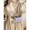 Bolso Retro de Color Sólido de Nicho Único para Mujer 2026 Nuevo Bolso Cruzado Versátil Bolso de Mano Mini Exquisito Bolso Tote Pequeño