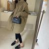 Roupas plus size Acolchoadas de Algodão Feminino Inverno Comprimento Médio Solto Senso de Design Jaqueta Acolchoada de Algodão Estilo Coreano Espessado Quente Casaco Acolchoado de Algodão Casaco Estilo Hong Kong