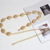 Corrente de cintura de metal de luxo de alta qualidade transfronteiriça, acessório versátil para mulheres, adequado para vestidos, suéteres e cintos. Atacado.