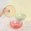 Tigela de Cristal Transparente Prato de Frutas Sala de Estar Casa Mesa de Centro Prato de Exibição de Lanches Prato de Frutas Secas Tigela de Salada de Frutas e Legumes