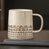 Caneca de Cerâmica Fabricada em Fábrica para Uso Doméstico, Xícara de Chá para Escritório, Xícara de Café, Uso Pessoal para Mulheres
