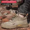 Zapatos de Seguridad para Hombre Cuatro Estaciones Protectores Desodorantes Puntera de Acero Antimpacto Antipenetración Resistentes a la Suciedad Ligeros Zapatos de Seguridad para el Trabajo