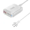 Carregador PD de Nitreto de Gálio 200W Multifuncional 120W 3A3 C Carregador de Mesa 160W Adaptador Multiuso 4C2A