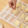 Caja para Dumplings de Boda y Wontons, Refrigerador Doméstico Multicapa de Grado Alimenticio para Congelar Dumplings, Compartimento Especial para Conservación y Congelación Rápida