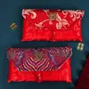 Sobres Rojos para Bodas, Exclusivos para Cambiar Títulos Formales, Diseño Único de Tela Nueva, Bolsas de Sobres Rojos de Alta Gama con Diseño de Tela