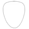 Collar de Tenis de Zirconia de 2 mm con Fila Completa de Diamantes, Diseño Simple y Elegante, Popular en Europa y América, Cadena de Cuello Popular de Venta Transfronteriza, Joyería Panyu