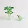 Enfeites de Flores Artificiais Mini Esmaltadas Zibo Decoração de Casa Artesanato Esmaltado Boshan Enfeites para Mesa de Escritório