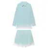 Atacado Fabricante de Roupas Femininas Transfronteiriço 2026 Aliexpress Mais Vendido Conjunto de Blusa com Renda Patchwork + Shorts