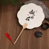 Kit de Pintura DIY con Texto, Adecuado para Puestos Callejeros y Mercados Nocturnos, Incluye Materiales para Abanico Redondo de Pintura a Tinta sobre Papel de Arroz, Hecho a Mano al por Mayor