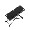 Cojín para reposapiés de pedal de guitarra trípode plegable reposapiés para guitarra clásica folk ajustable cuatro marchas pedal ajustable