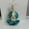 Estilo transfronterizo meditación y diez tortugas adornos de escritorio para el hogar patio jardín adornos decorativos interesantes de resina