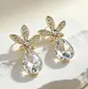 Brincos Novo Estilo Aliexpress, Brincos de Cristal, Brincos Femininos, Brincos Atacado, Tarraxas de Orelha, Brincos de Luxo de Alta Qualidade