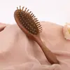 Pente com Almofada de Ar de Sândalo, Antiestático, Cabeça de Massagem Fofa Pente de Meridianos, Uso Doméstico, Pente de Madeira com Airbag Especial para Mulheres, Atacado